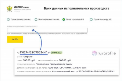Как узнать, открыто ли исполнительное производство в России?